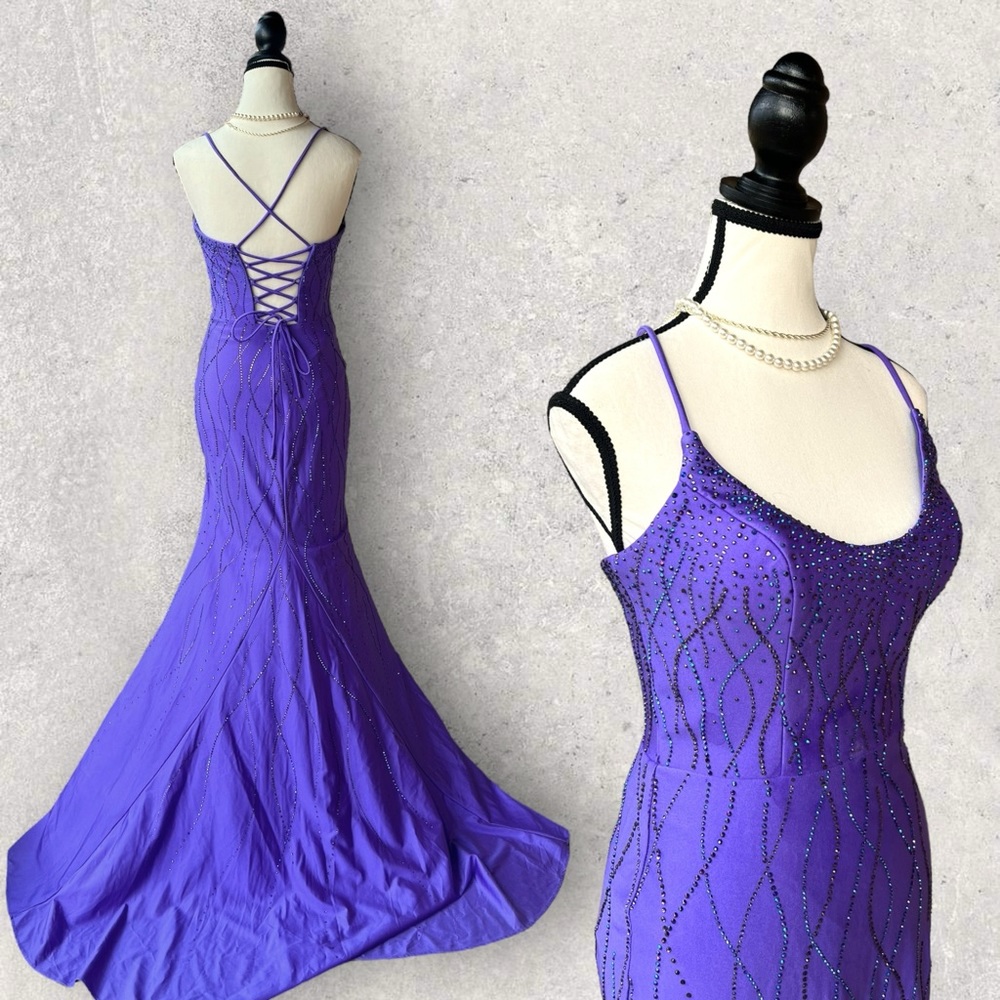 GLOW | Purple Prom Dress